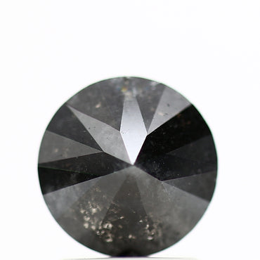 GIA round black certified diamonds