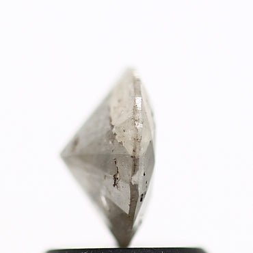 0.80 Carat Salt and Pepper Diamond Gray Round Brilliant Cut Natural Loose Diamond