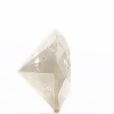 0.97 Carat Salt and Pepper Gray Round Brilliant Cut Natural Loose Diamond