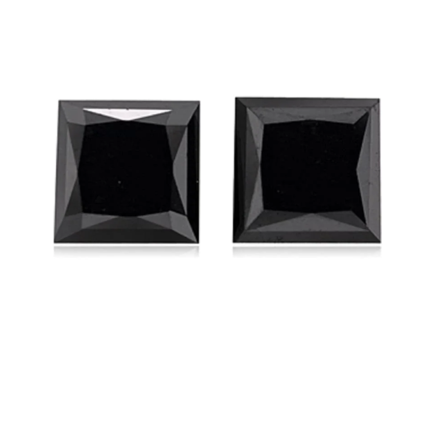 0.20 ct Fancy Black Color Princess Cut Loose Diamond