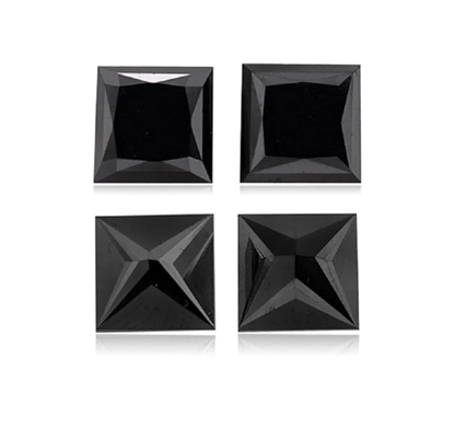 0.20 ct Fancy Black Color Princess Cut Loose Diamond