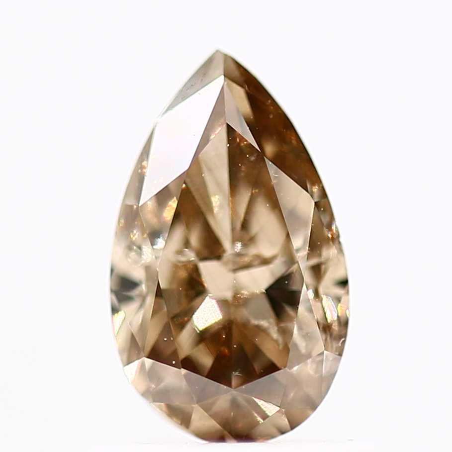 Salt and Pepper Diamond Fancy Brown Color 0.67 CT 7.50 x 4.50 x 2.80 MM Pear Cut Diamond! Natural Loose Diamond ! Christmas Gift for Her