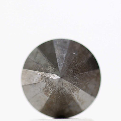 1.40 Carat Fancy Black Round Shape Brilliant Cut Natural Loose Diamond