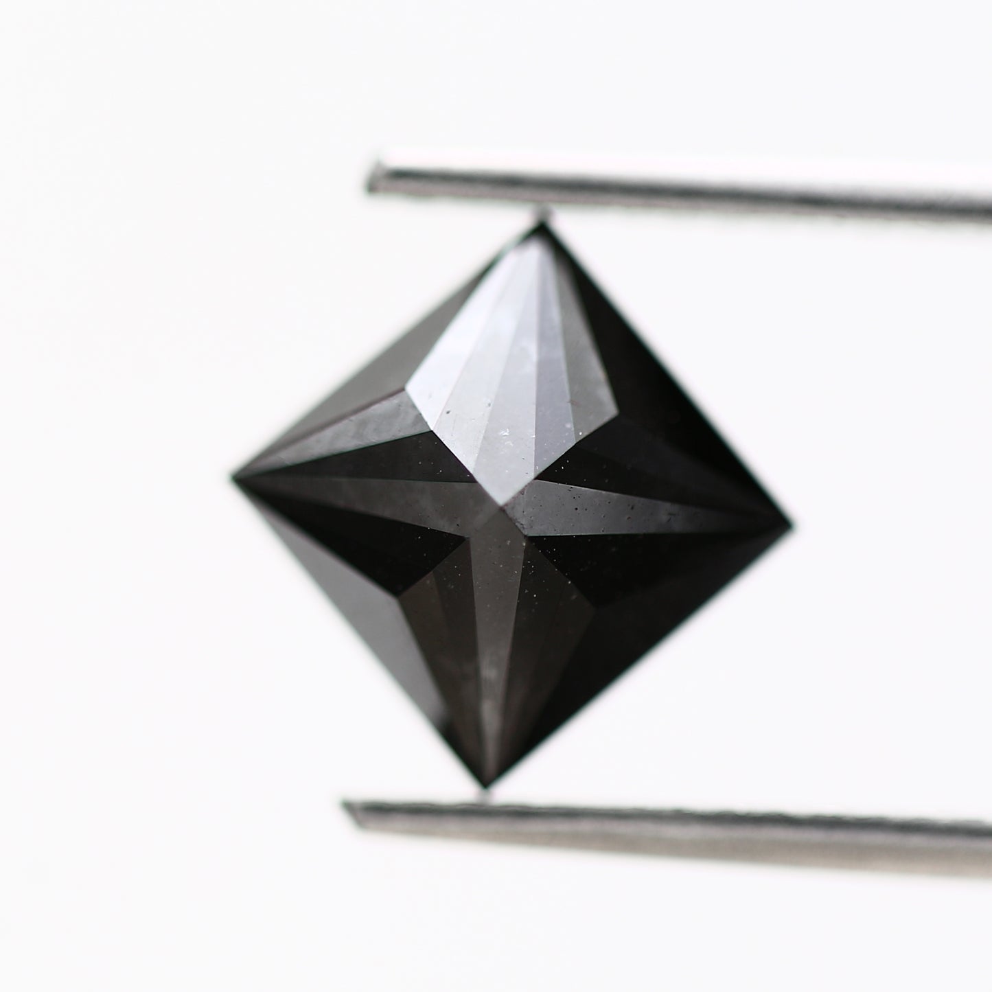 Princess Black Loose Diamond AAA Quality [7.03 MM] Natural Diamond For Engagement Ring 2.58 Carat