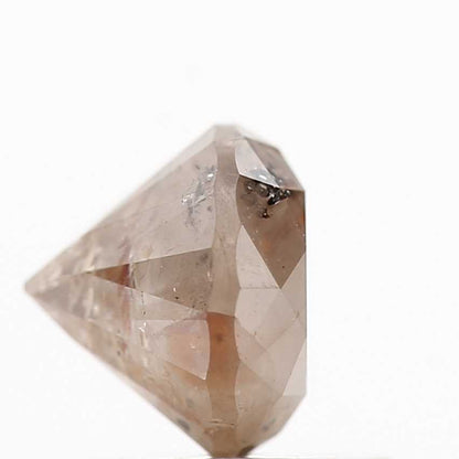1.13 Carat Round Shape Diamond Peach Gray Natural Loose Diamond For Engagement Ring