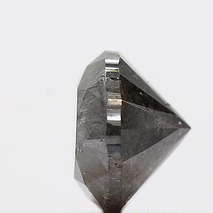 1.07 Carat Fancy Black Round Shape Brilliant Cut Natural Loose Diamond