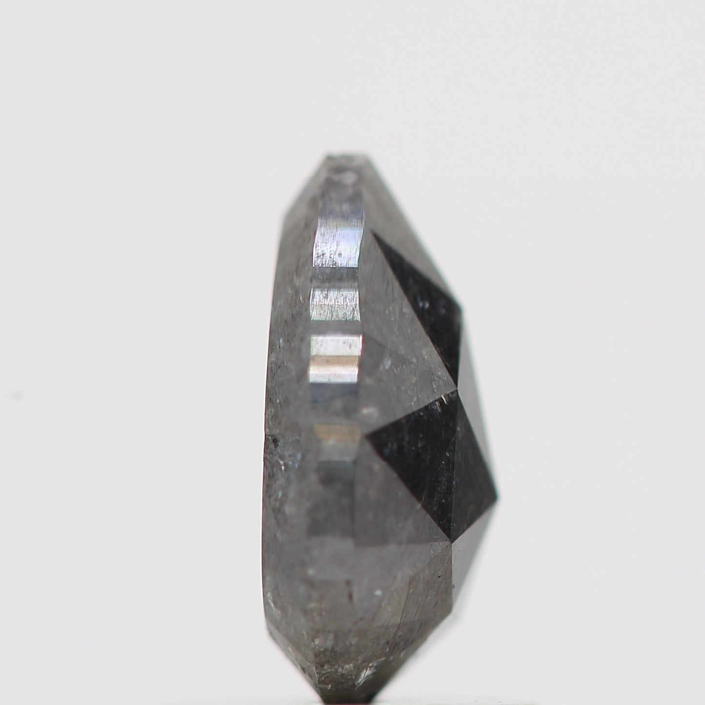Salt and Pepper Diamond Fancy Gray Color 1.20 CT 8.00 x 5.50 x 3.25 MM Pear Cut Diamond! Natural Loose Diamond ! Christmas Gift for Her