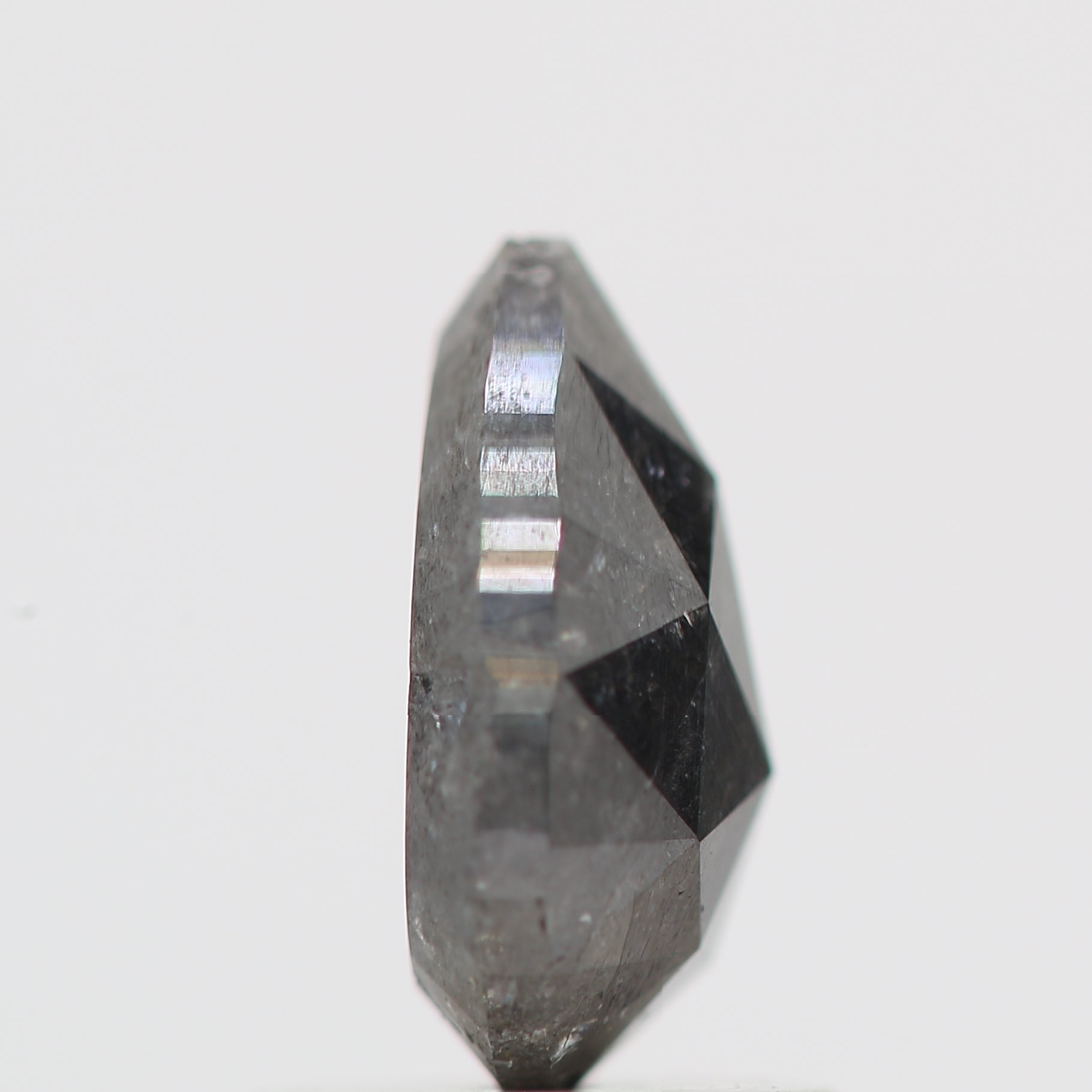 Salt and Pepper Diamond Fancy Gray Color 1.20 CT 8.00 x 5.50 x 3.25 MM Pear Cut Diamond! Natural Loose Diamond ! Christmas Gift for Her