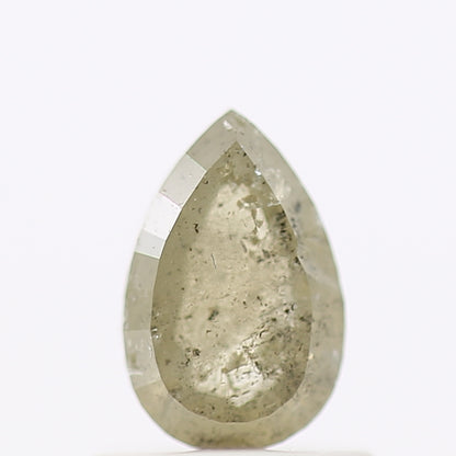Salt and Pepper Diamond Fancy Yellow Color 0.74 CT 6.91 x 4.50 x 2.57 MM Pear Cut Diamond! Natural Loose Diamond ! Christmas Gift for Her