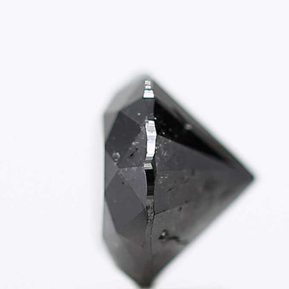 1.95 Carat Fancy Black Round Brilliant Cut Natural Loose Diamond