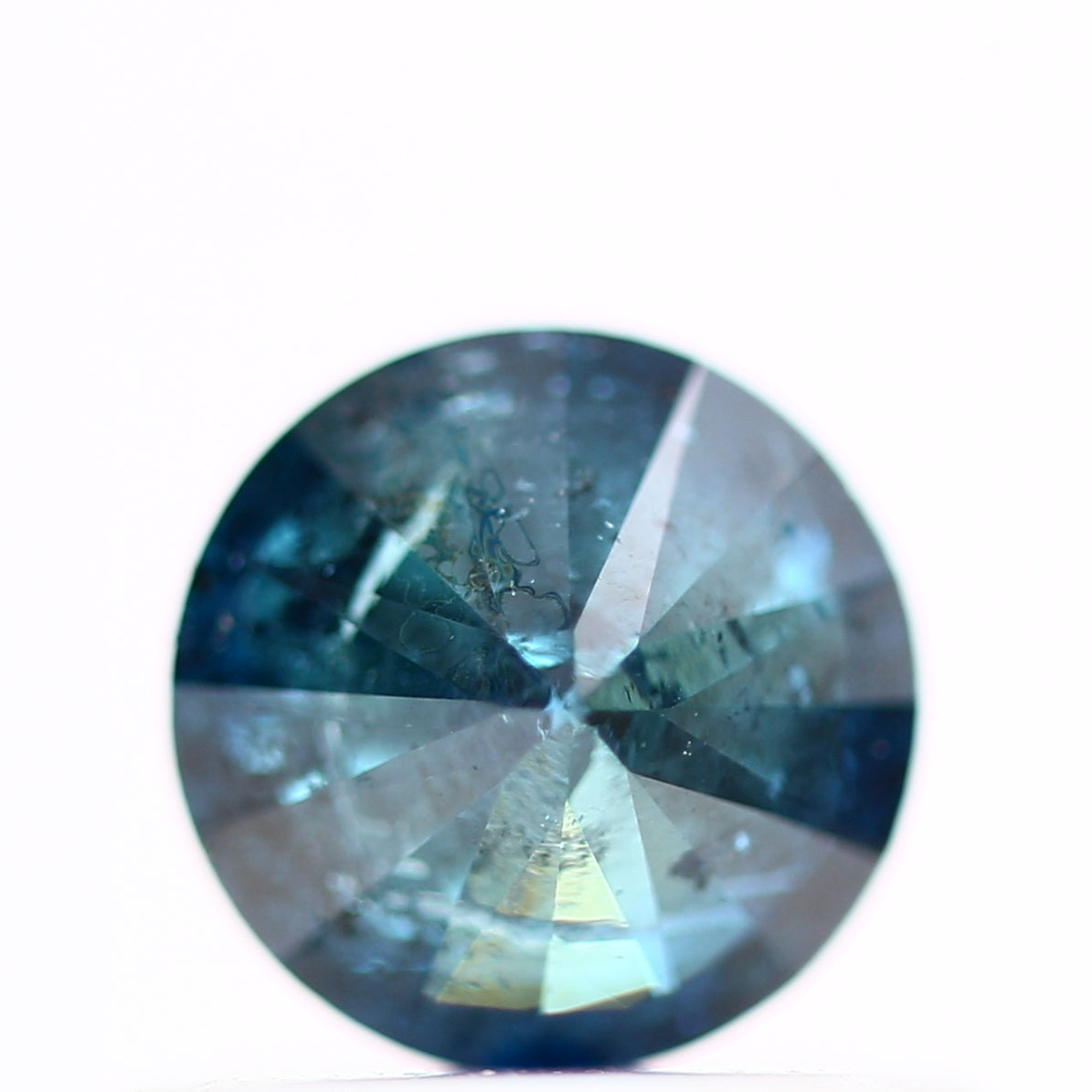 0.51 Carat Round Brilliant Fancy Blue Natural Loose Diamond