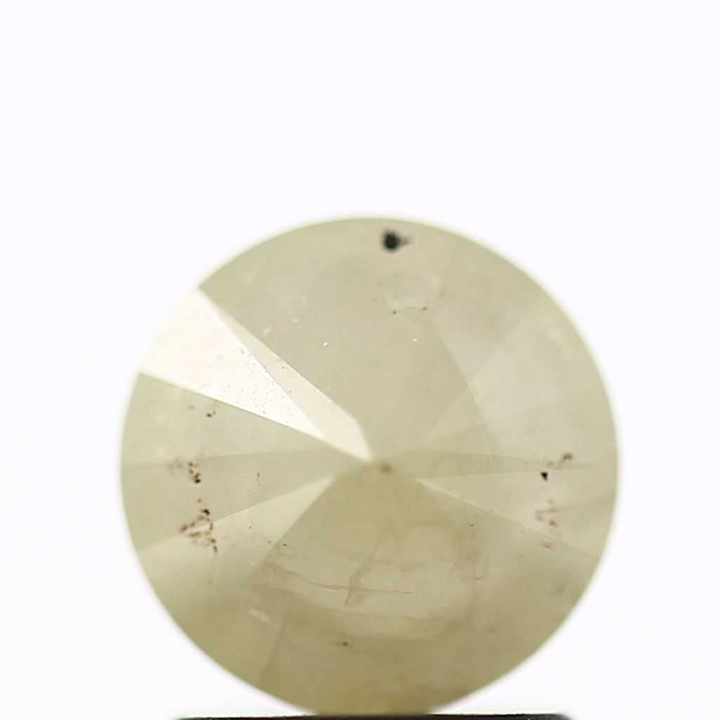 1.12 Carat Fancy Gray Rustic Round Shape Brilliant Cut Natural Loose Diamond