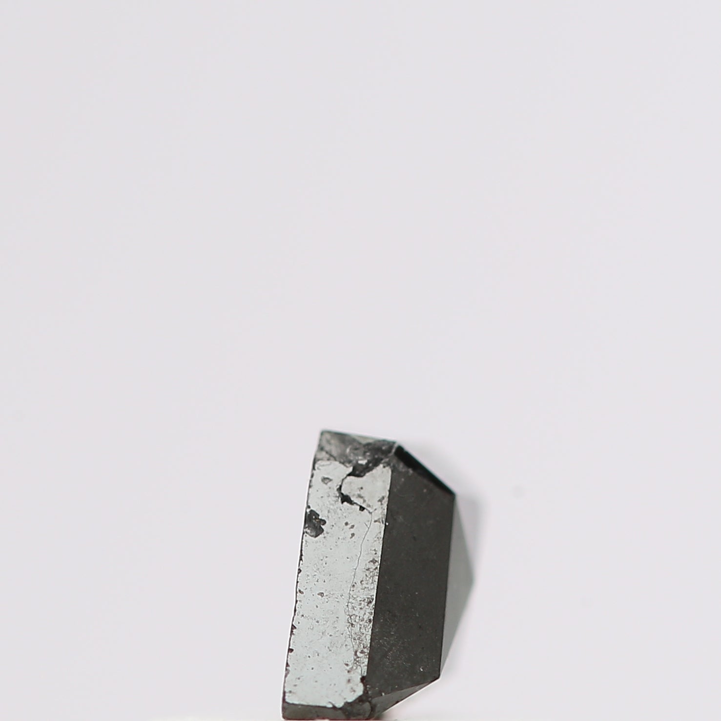 salt and pepper diamond ! 0.41 Ct 5.90 x 4.40 x 2.10 MM natural gray shield loose diamond for engagement ring for her