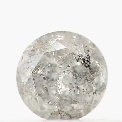 0.22 Carat Fancy Gray Round Shape Brilliant Cut Natural Loose Diamond