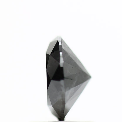GIA round black certified diamonds