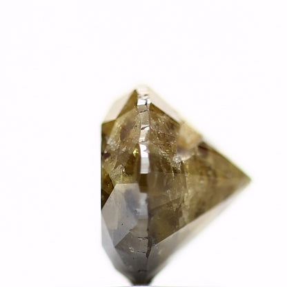 1.74 Carat Fancy Yellow Rustic Round Shape Brilliant Cut Natural Loose Diamond