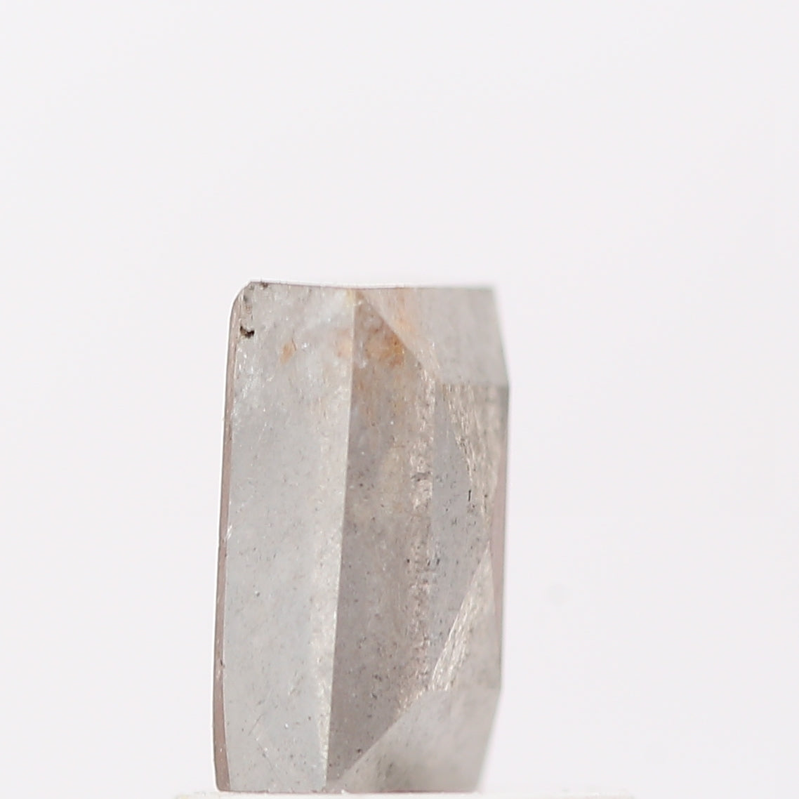 salt and pepper diamond ! 0.85 Ct 6.10 x 3.70 x 2.80 MM natural gray baguette loose diamond for engagement ring for her