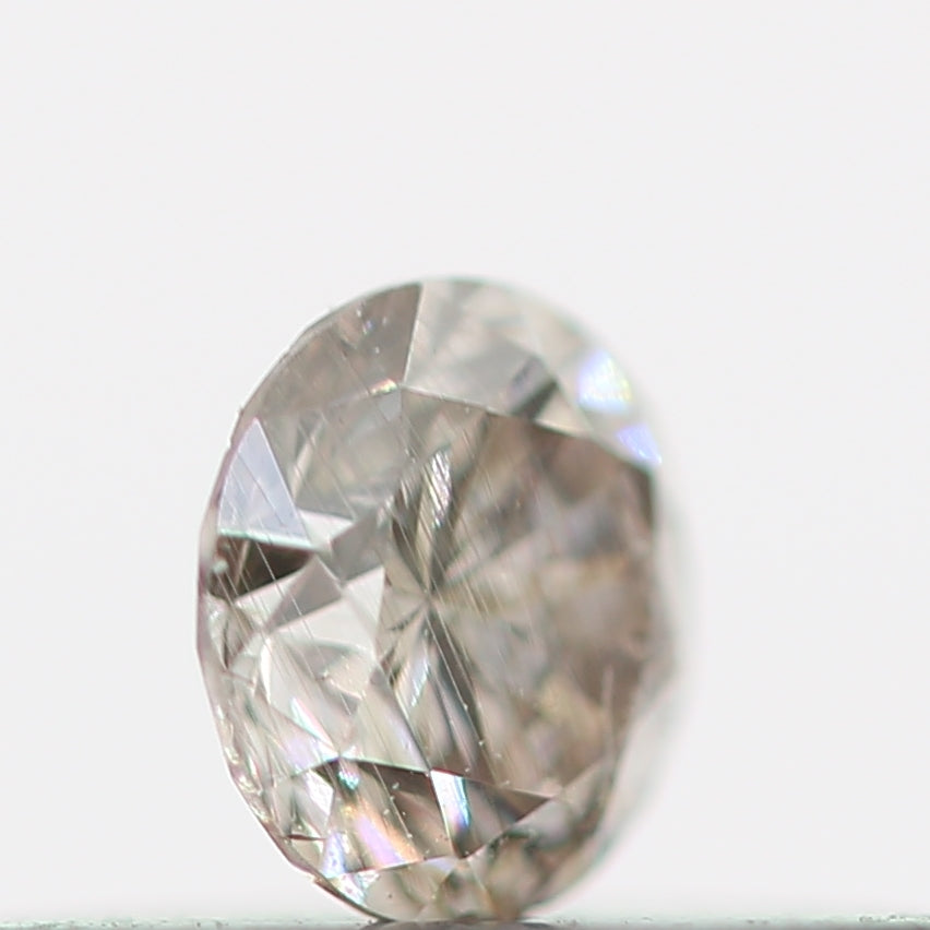 Natural Loose Round Salt And Pepper Diamond Fancy Brown Color 0.15 CT 3.30 x 2.10 MM Round Brilliant Cut Diamond ! Christmas Gift for Her