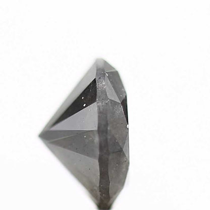 0.84 Carat Fancy Black Round Brilliant Cut Natural Loose Diamond