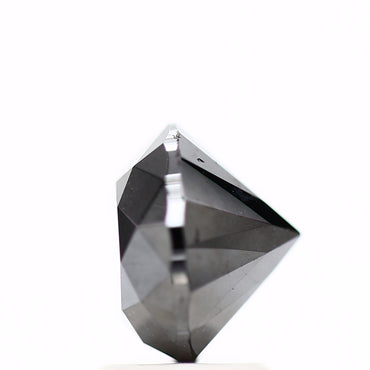 2.95 Carat Fancy Black Round Shape Diamond Natural Loose Diamond