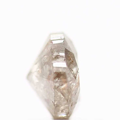 0.80 Carat Round Cut Brilliant Gray Salt and Pepper Natural Loose Diamond
