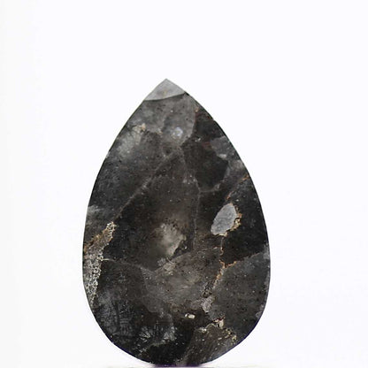 Salt and Pepper Diamond Fancy Gray Color 1.51 CT 8.50 X 5.50 X 3.50 MM Pear Cut Diamond! Natural Loose Diamond ! Christmas Gift for Her