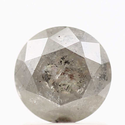 1.11 Carat Fancy Gray Salt and Pepper Round Brilliant Cut Natural Loose Diamond