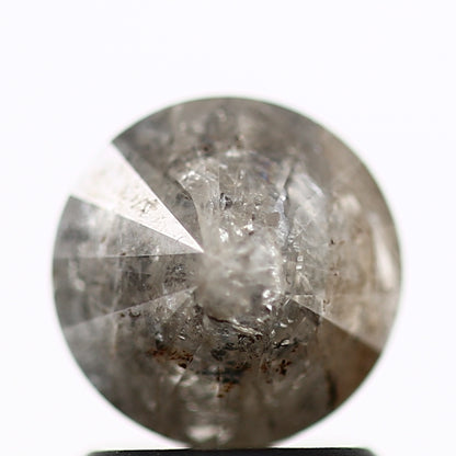 1.43 Carat Salt and Pepper Diamond Round Brilliant Cut Natural Loose Diamond