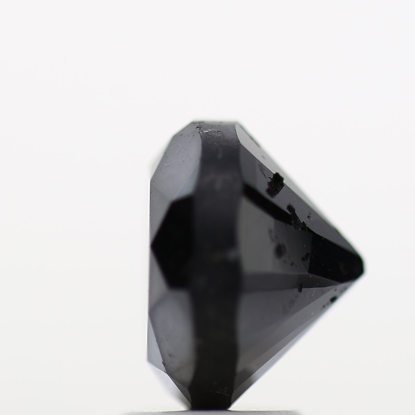 4.20 Carat Fancy Black Round Shape Brilliant Cut Natural Loose Diamond