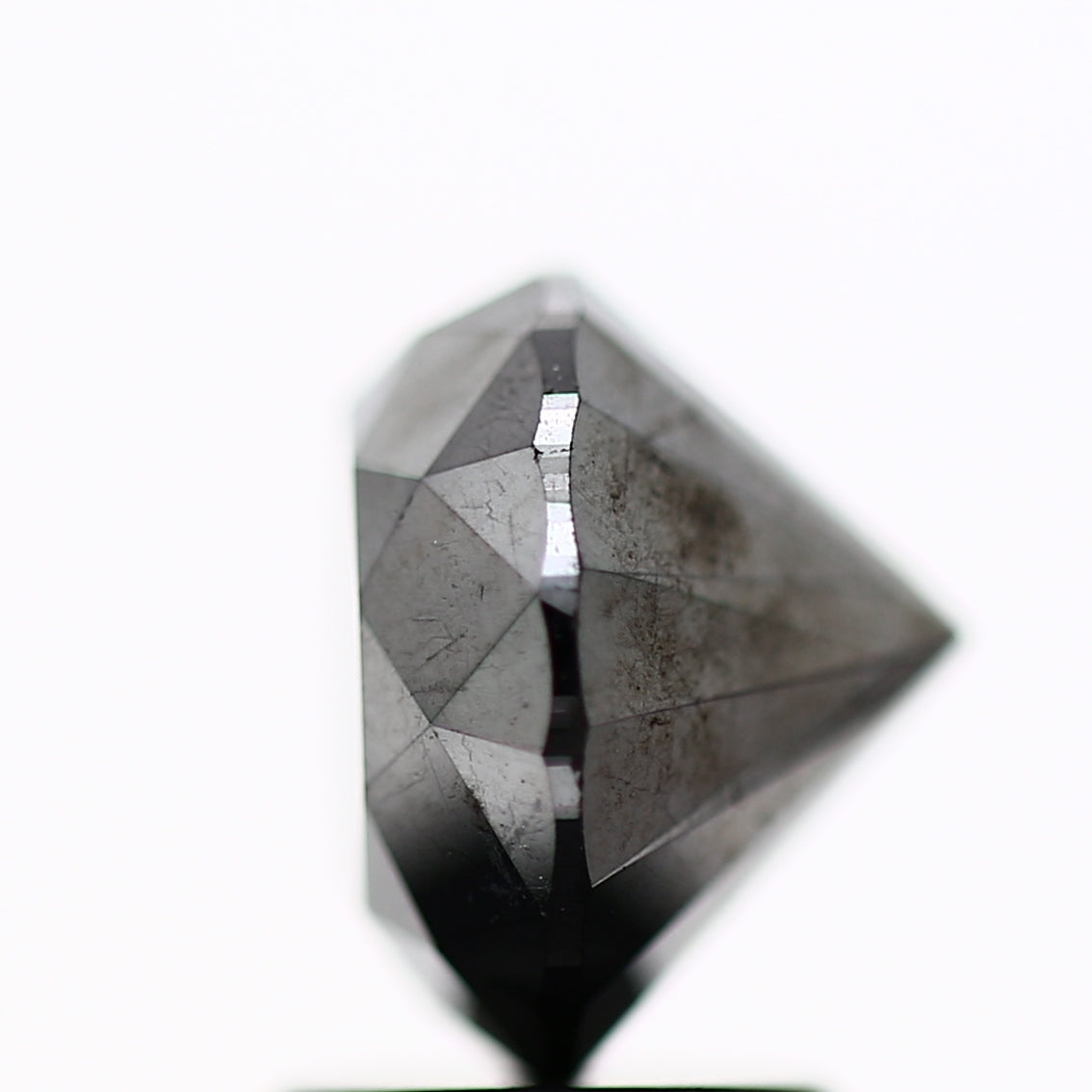 2.78 Carat Fancy Black Round Shape Brilliant Cut Natural Loose Diamond