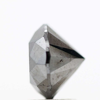 4.04 Carat Fancy Black Round Shape Brilliant Cut Natural Loose Diamond