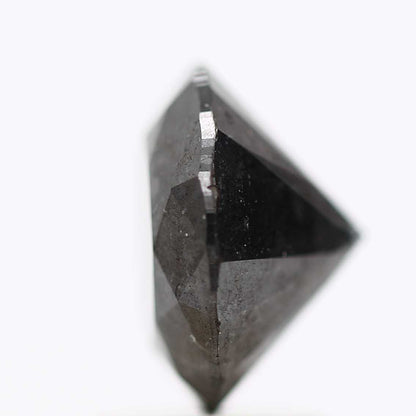 2.78 Carat Fancy Black Round Shape Brilliant Cut Natural Loose Diamond