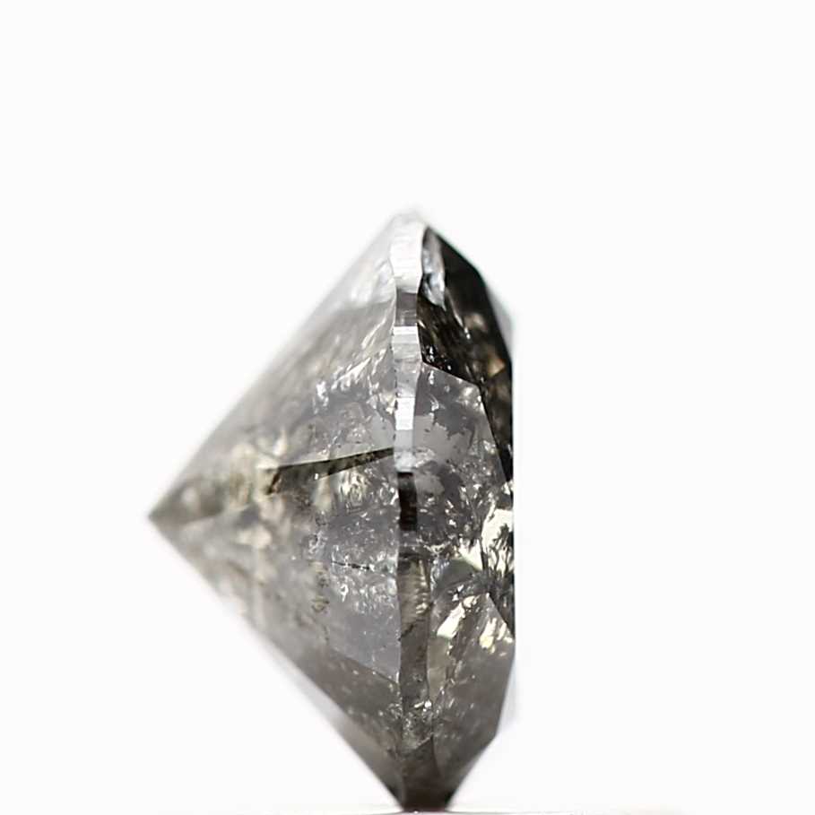 1.03 Carat Fancy Black Round Cut Natural Loose Diamond