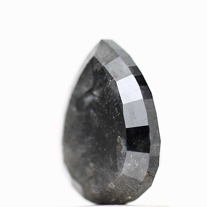 Salt and Pepper Diamond Fancy Gray Color 1.22 CT 7.79 x 5.48 x 3.18 MM Pear Cut Diamond! Natural Loose Diamond ! Christmas Gift for Her