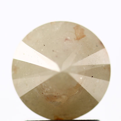 1.57 Carat Yellow Rustic Round Cut Natural Loose Diamond