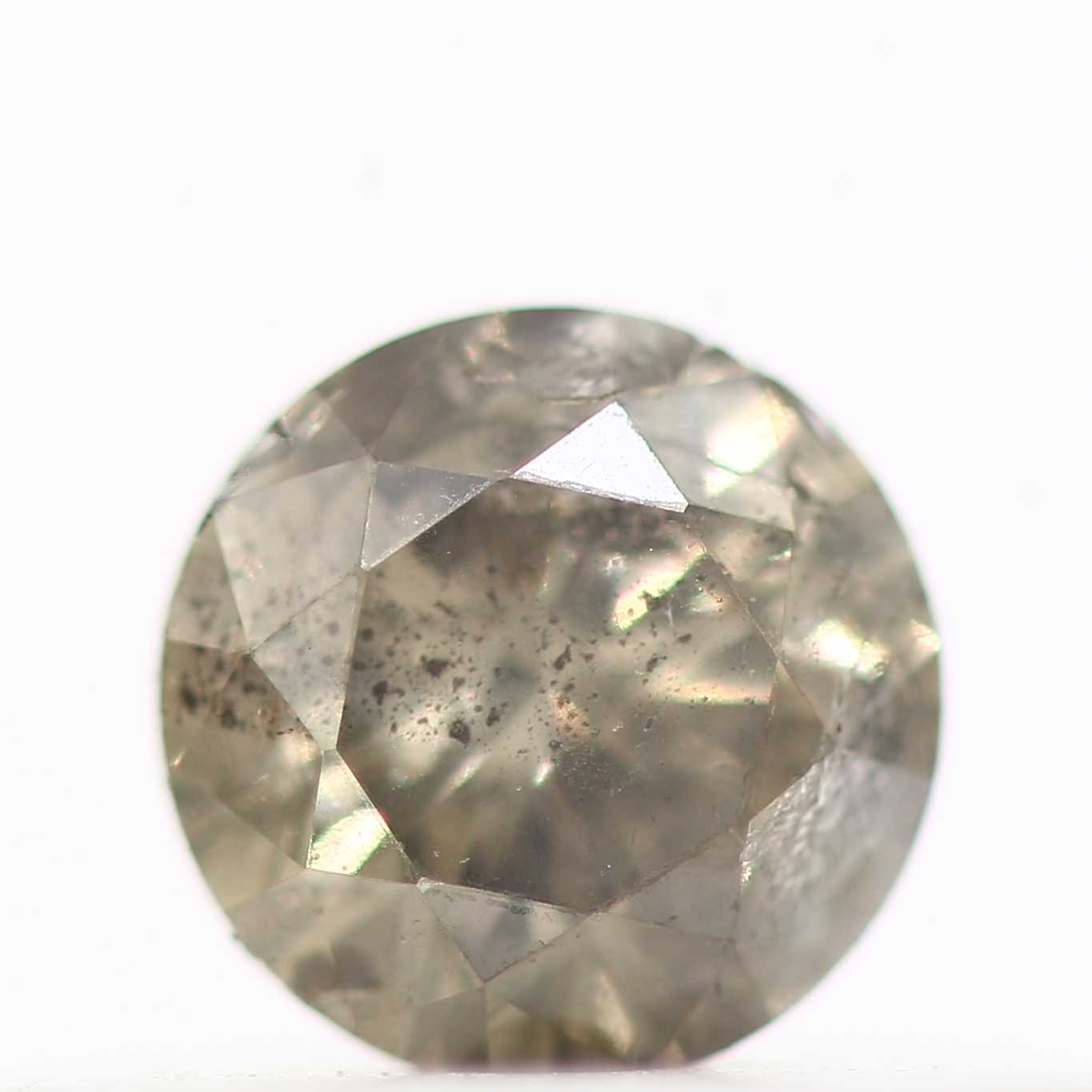 0.25 Carat Fancy Champagne Round Shape Brilliant Cut Natural Loose Diamond