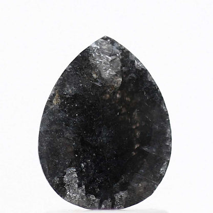 Salt and Pepper Diamond Fancy Gray Color 1.26 CT 7.95 x 6.10 x 2.75 MM Pear Cut Diamond! Natural Loose Diamond ! Christmas Gift for Her
