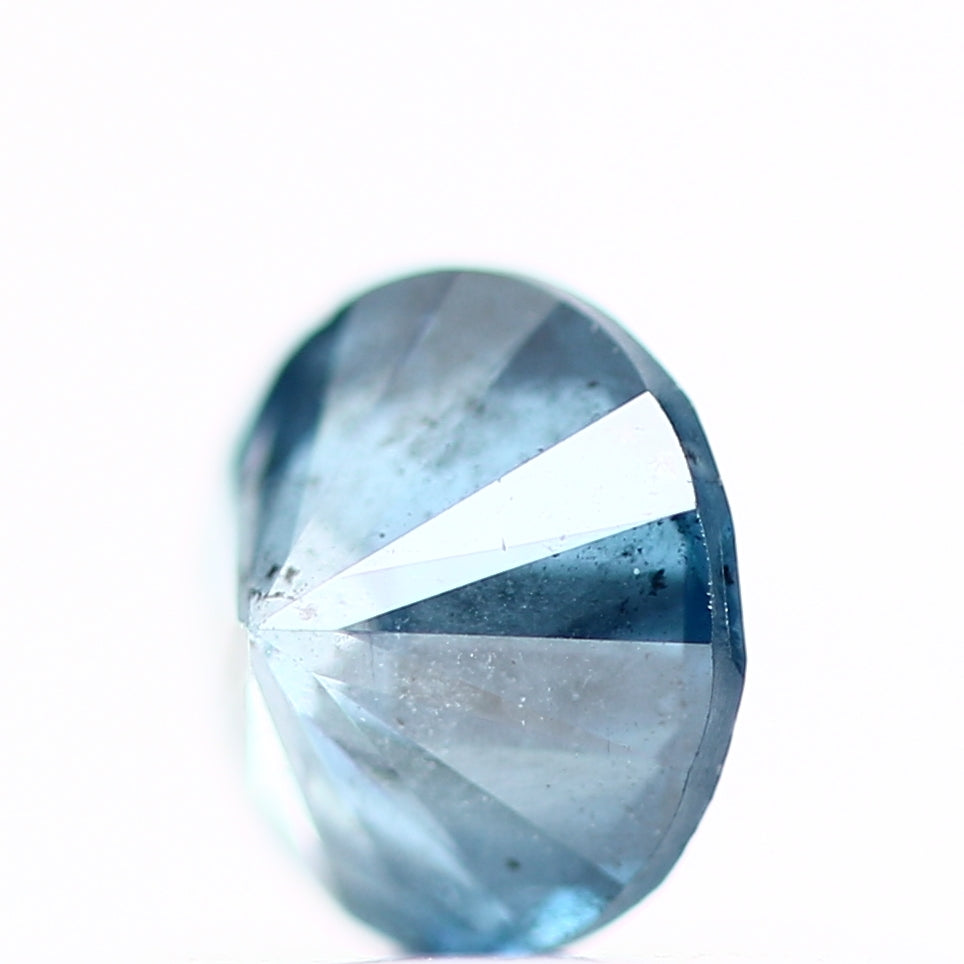 0.29 Carat Round Brilliant Cut Fancy Blue Natural Loose Diamond