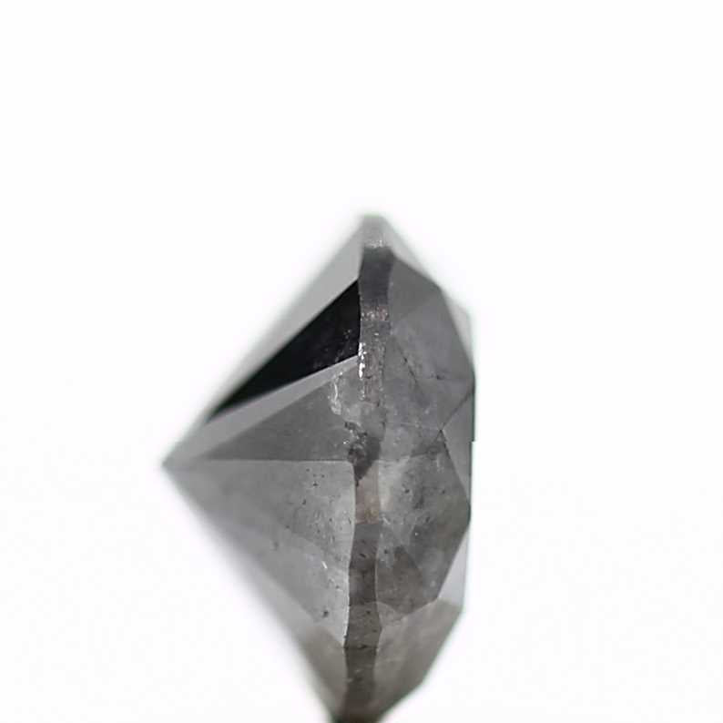 0.82 Carat Fancy Black Round Shape Brilliant Cut Natural Loose Diamond