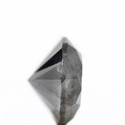 0.82 Carat Fancy Black Round Shape Brilliant Cut Natural Loose Diamond