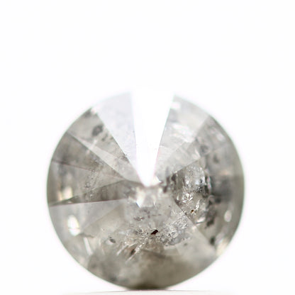 1.26 Carat Salt and Pepper Gray Round Brilliant Cut Natural Loose Diamond
