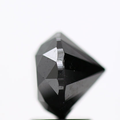 2.73 Carat Fancy Black Round Shape Brilliant Cut Natural Loose Diamond