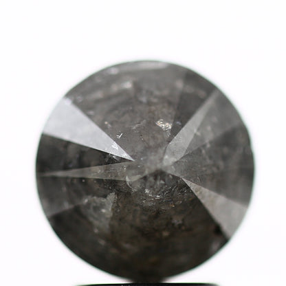 3.16 Carat Fancy Gray Round Shape Brilliant Cut Natural Loose Diamond