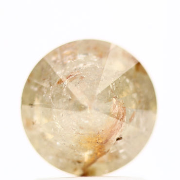 1.30 Carat, Celestial Fancy Orange Yellow Diamond, Round Shape