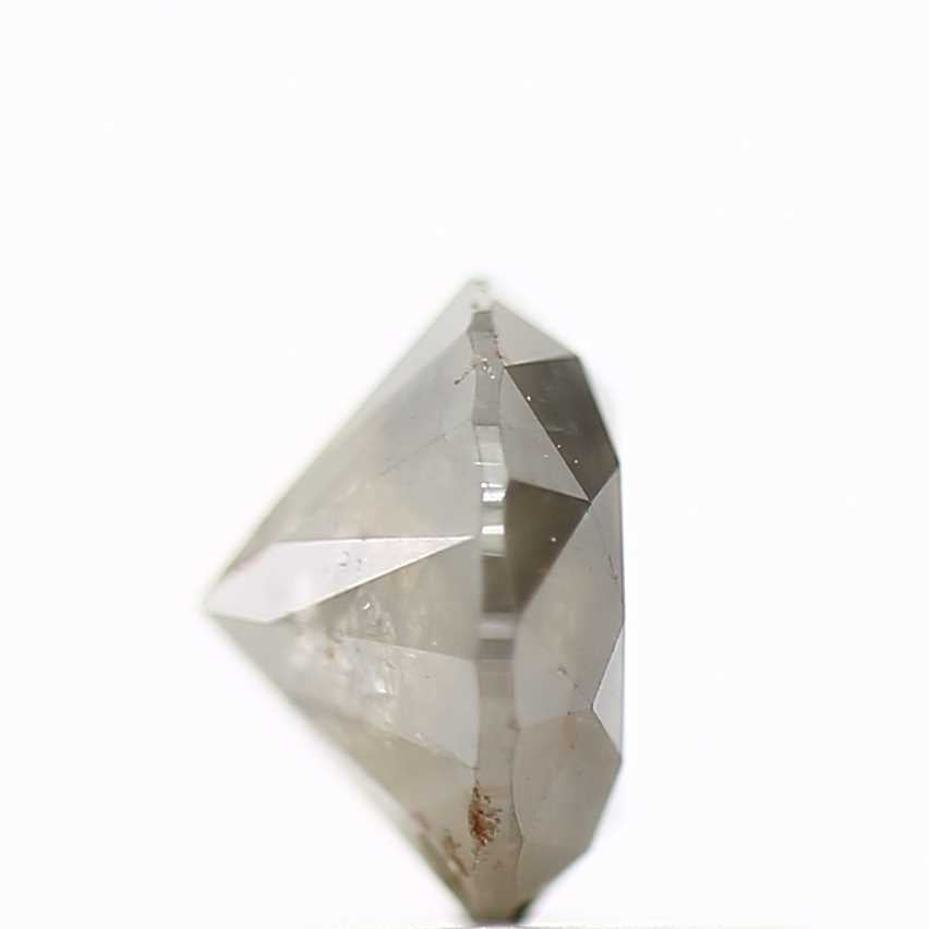0.96 Carat Salt and Pepper Diamond Round Brilliant Cut Natural Loose Diamond