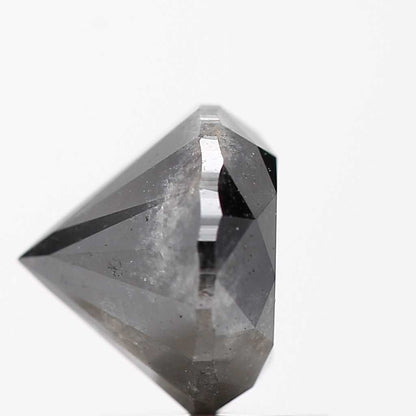 2.02 Carat Fancy Black Round Shape Brilliant Cut Natural Loose Diamond