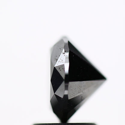 1.88 Carat Fancy Black Round Brilliant Cut Natural Loose Diamond