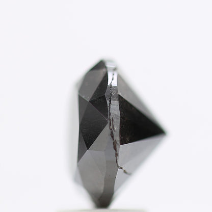 GIA round black certified diamonds