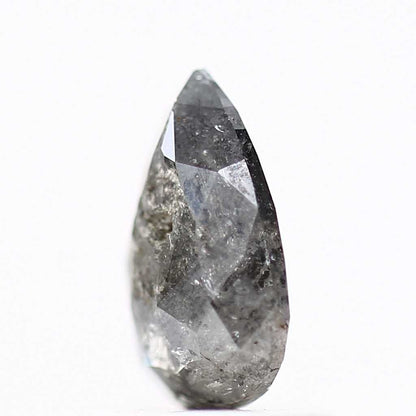 Salt and Pepper Diamond Fancy Gray Color 0.82 CT 8.04 x 5.02 x 2.42 MM Pear Cut Diamond! Natural Loose Diamond ! Christmas Gift for Her