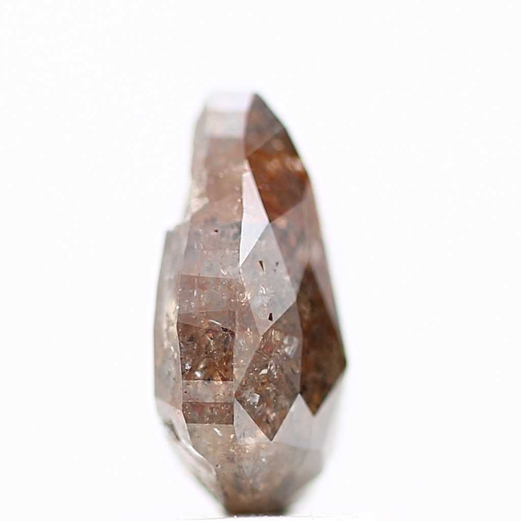 Salt and Pepper Diamond Fancy Brown Color 1.21 CT 8.03 x 5.28 x 3.30 MM Pear Cut Diamond! Natural Loose Diamond ! Christmas Gift for Her